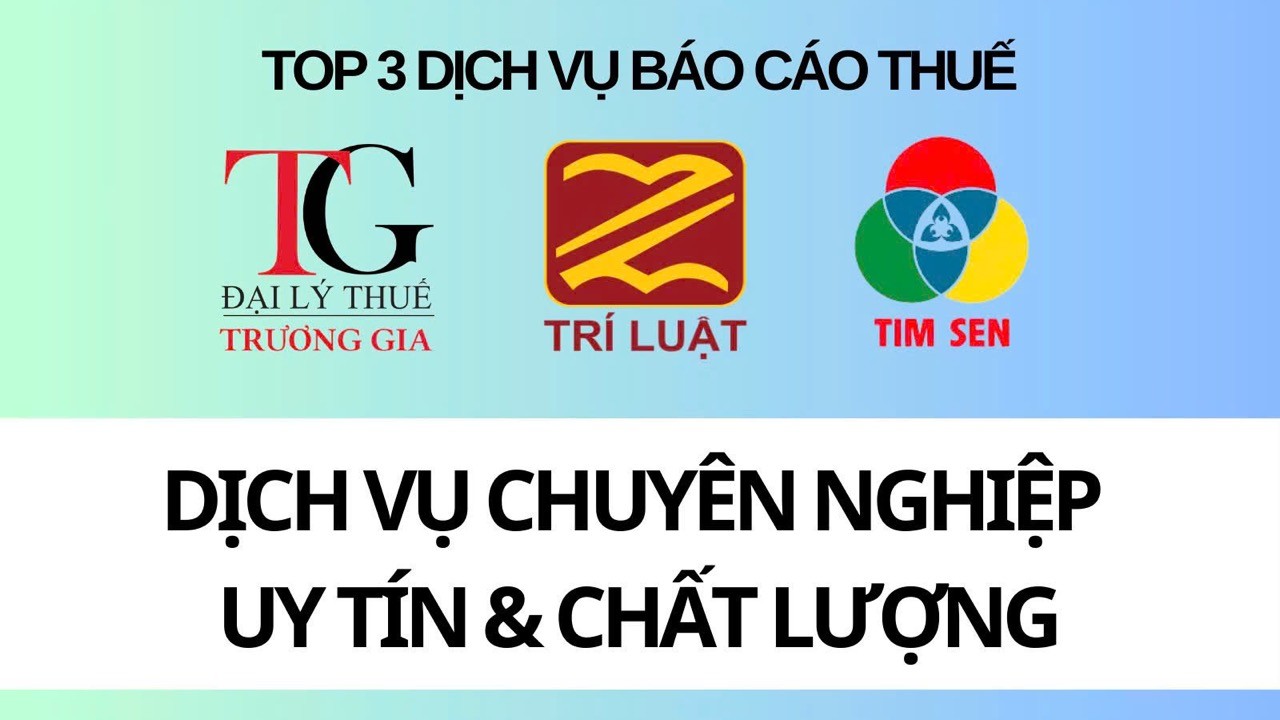 Top 3 công ty dịch vụ báo cáo thuế uy tín tại TP.HCM