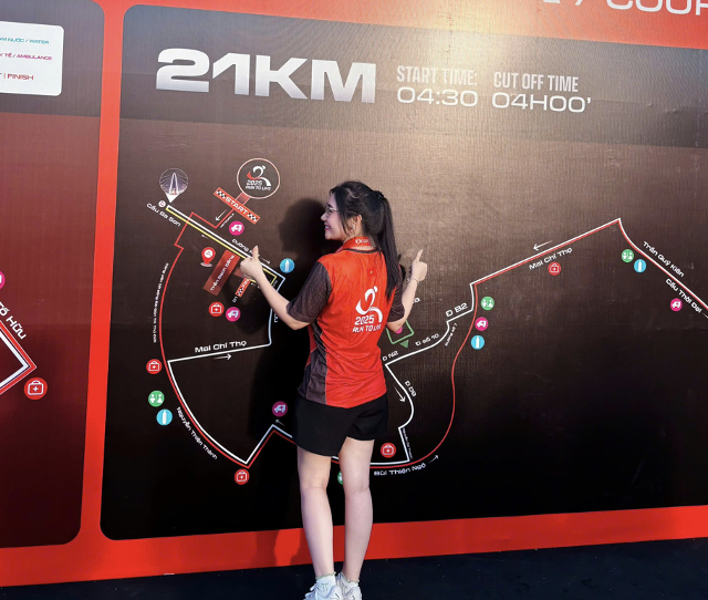 Lưu Bích Phượng lan tỏa thông điệp về tinh thần bền bỉ và lối sống tích cực tại đường đua Run to Live 2025