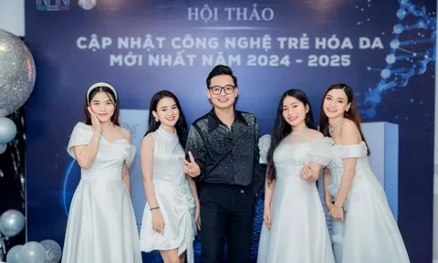 ĐẮM CHÌM TRONG KHÔNG GIAN NGHỆ THUẬT VÀ CÔNG NGHỆ: LÊ THỊ MỸ DUYÊN CÙNG BAN NHẠC TỎA SÁNG TẠI HỘI THẢO TRẺ HÓA DA INFINI