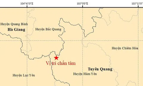 Động đất ở Tuyên Quang, nhiều tỉnh cảm nhận được rung chấn