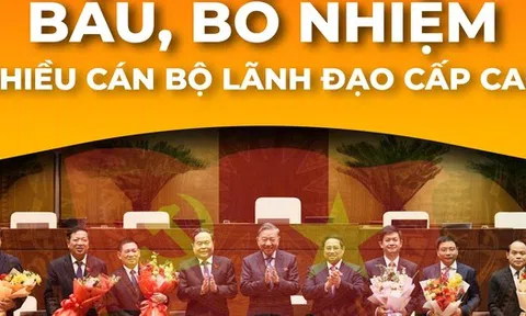 Bổ nhiệm, bầu nhiều cán bộ lãnh đạo cấp cao