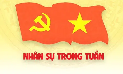 Nhân sự trong tuần: Bổ nhiệm, điều động, phê chuẩn nhiều vị trí quan trọng