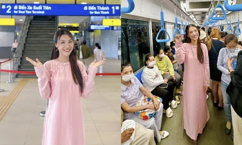 Sao Việt thích thú trải nghiệm metro Bến Thành - Suối Tiên