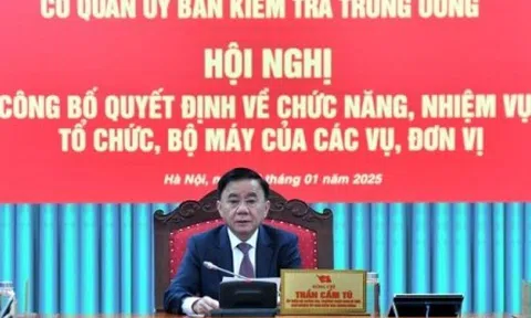 Ủy ban Kiểm tra Trung ương giảm 2 vụ và 7 phòng