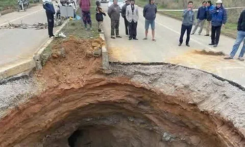Liên tiếp xuất hiện 7 “hố tử thần”, công bố tình huống khẩn cấp về thiên tai