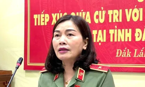 Thiếu tướng Nguyễn Thị Xuân vẫn đảm nhận nhiệm vụ đại biểu Quốc hội