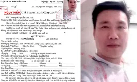 Truy nã Trần Quốc Hùng sinh năm 1977