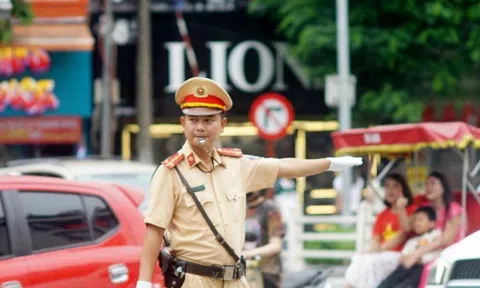Công an TP Hà Nội thay đổi thời gian, hướng đi phương tiện phục vụ tổng hợp luyện lần 2