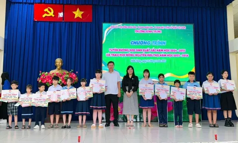 Phường Bình Trưng trao học bổng Nguyễn Hữu Thọ năm học 2025 - 2026