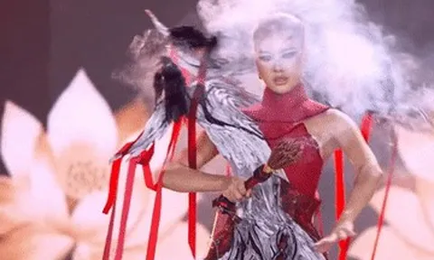 Thí sinh Miss Grand Vietnam 2025 gây sốc khi 'gọi hồn', diễn với bàn thờ