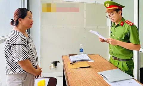 Thực hiện lệnh bắt tạm giam đối với Đặng Thị Hoài