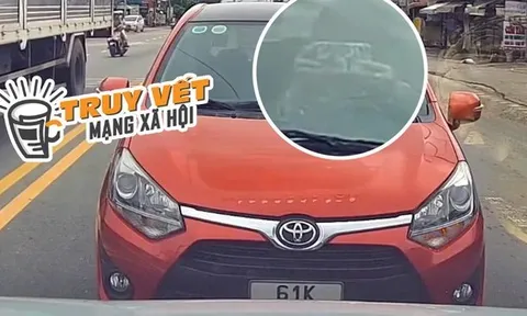 Khó tin người phụ nữ lái xe ô tô ngược chiều, lại không chịu nhường đường