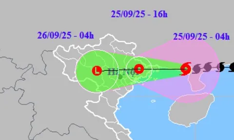 Bão số 9 Ragasa giật cấp 11 đang lao nhanh vào đất liền nước ta