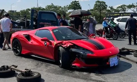 Siêu xe Ferrari 488 Pista tái xuất sau 3 năm gây tai nạn chết người ở Hà Nội