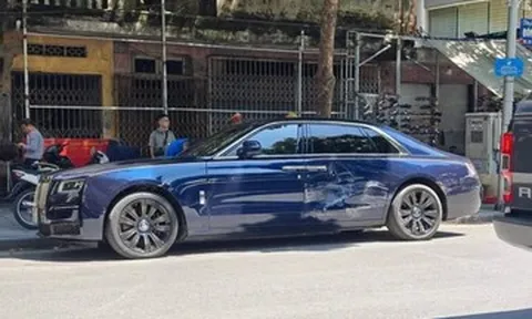 Xe sang Rolls-Royce 40 tỷ của đại gia Hà Nội từng bị Hyundai Kona đâm giờ ra sao