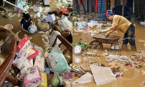 Lũ rút, Thái Nguyên hiện lên với một khung cảnh tan hoang đến xót xa