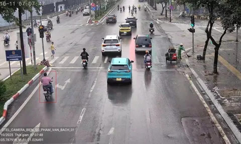 Phát hiện 260 tài xế vượt đèn đỏ tại ngã tư ở Hà Nội trong một ngày