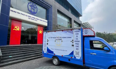 Hà Nội: "Dịch vụ công lưu động" là minh chứng tận tâm phục vụ”, sát dân, gần dân