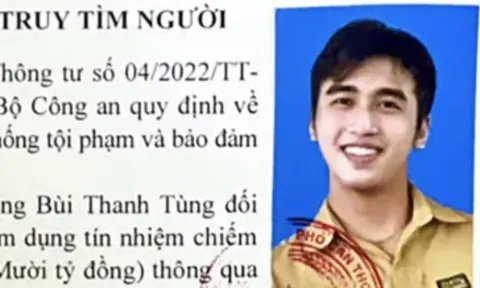 Công an truy tìm Diệp Văn Vĩnh 31 tuổi