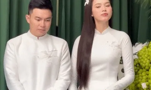Cận cảnh lễ ăn hỏi của hoa hậu Đỗ Thị Hà và doanh nhân Nguyễn Viết Vương