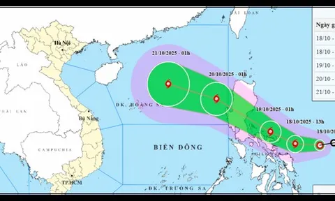 Tin mới về áp thấp nhiệt đới sắp mạnh lên thành bão, gần vào Biển Đông