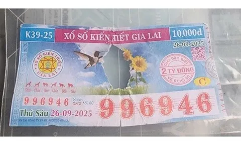 Vé số trúng 2 tỉ đồng bị rách: Động thái bất ngờ của Công ty XSKT Gia Lai