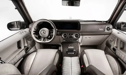 Mercedes-AMG G63 phủ 1kg bụi kim cương lên lớp sơn, nội thất da cá sấu Himalaya