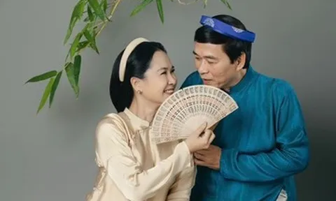 NSND Lan Hương làm duyên bên ông xã Đỗ Kỷ, Bảo Thy hạnh phúc bên chồng doanh nhân