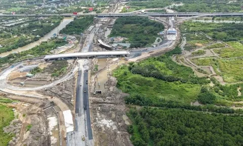 Vành đai 3 vẫn kịp thông xe dù gặp sự cố xô lệch
