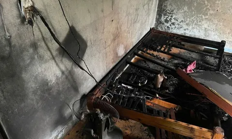 Điện thoại phát nổ, ngôi nhà ở Quảng trị bùng cháy