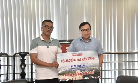 Báo Người Lao Động tiếp nhận 200 triệu đồng hỗ trợ đồng bào miền Trung