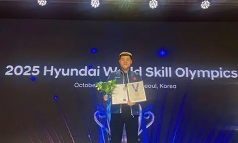 Kỹ thuật viên Việt Nam đoạt Huy chương Bạc tại Hyundai World Skill Olympics 2025