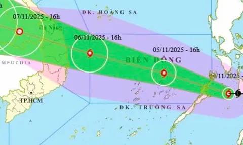 Bão Kalmaegi dự báo giật cấp 15 khi đổ bộ, mưa lớn tới 600 mm, nhiều địa phương chịu ảnh hưởng