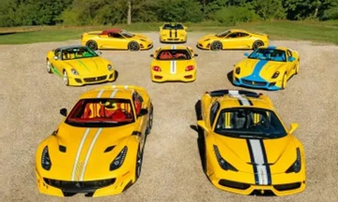 Dàn siêu xe Ferrari cực hiếm sắp được bán đấu giá, có chiếc 50 năm mới đi 400km