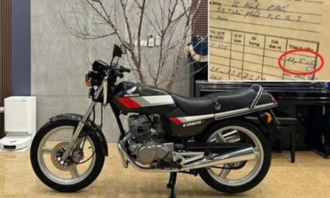 Honda CB125T đời 1993 'zin đét', chủ xe vẫn giữ hoá đơn mua bằng 11,5 cây vàng