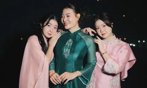 Hai cô con gái xinh đẹp, cao lớn của diễn viên Thanh Hương