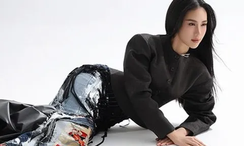 Hoa hậu Bùi Quỳnh Hoa khác lạ không nhận ra