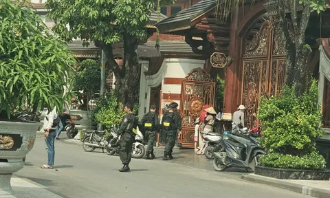 Hơn 100 cán bộ chiến sĩ công an có mặt tại biệt phủ của "bà trùm thẩm mỹ" Mailisa ở TP.HCM