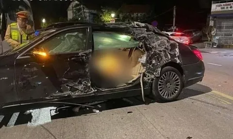 Tin mới vụ xe sang Maybach S600 tông thẳng xe khách ở Quảng Ninh