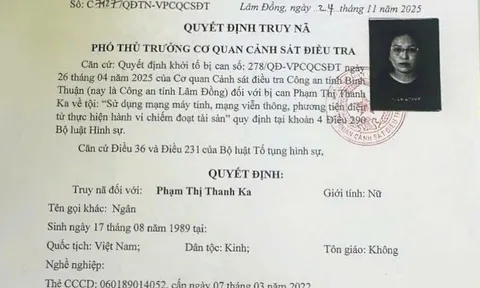 Truy nã Phạm Thị Thanh Ka