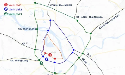 Chi tiết bản đồ khu vực dự kiến cấm xe máy xăng theo khung giờ tại Hà Nội