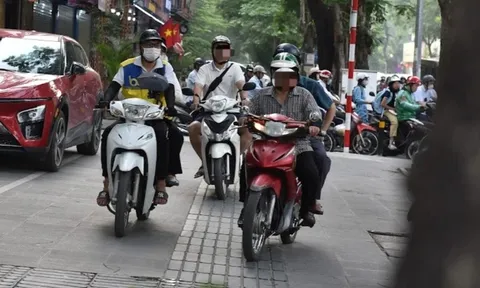 182 xe máy đi trên vỉa hè có biển số sau nhanh chóng nộp phạt nguội theo Nghị định 168