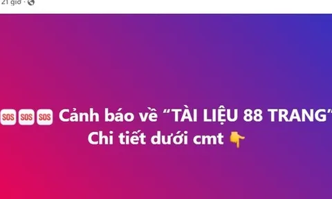 Công an xã Tiên Hưng, tỉnh Hưng Yên cảnh báo khẩn về tài liệu độc hại lan truyền trên mạng