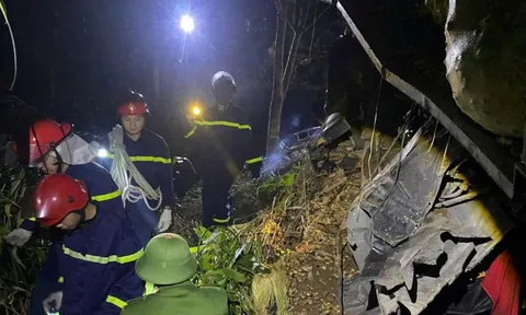 Xe tải lao xuống vực sâu 100 m, tài xế tử vong mắc kẹt trong cabin