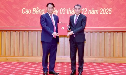 Phó trưởng Ban Tổ chức Trung ương làm Bí thư Tỉnh ủy Cao Bằng