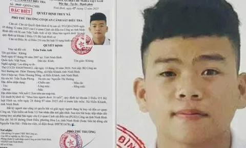 Công an Ninh Bình truy nã đặc biệt thanh niên 18 tuổi
