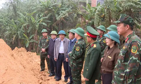 Quảng Trị quyết tâm hoàn thành công trình chống sụt trượt ở Khe Sanh vào ngày 31-12