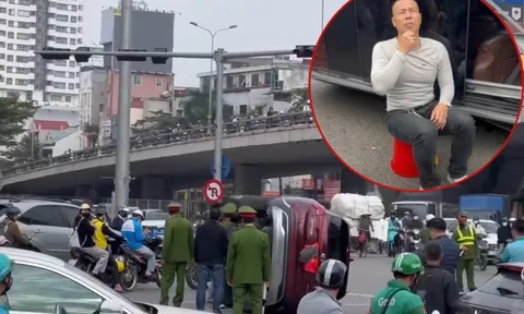 Tài xế Doãn Việt Cường trong vụ lật xe ở Ngã Tư Sở bị tạm giữ tội gì?