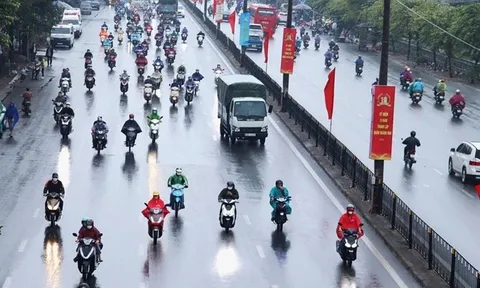 Không khí lạnh tăng cường trở lại ngay ngày đầu tiên của năm mới, miền Bắc mưa to, rét đậm