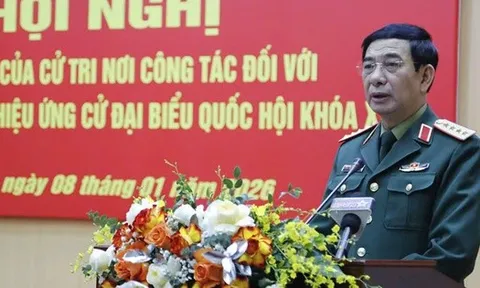 Giới thiệu Đại tướng Phan Văn Giang ứng cử đại biểu Quốc hội khóa XVI